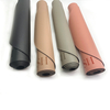 Antiderrapante fibra de coco vegan couro bronzeado do plutônio borracha natural fase da lua logotipo da marca personalizado alinhamento a laser cor nude marrom tapete de yoga